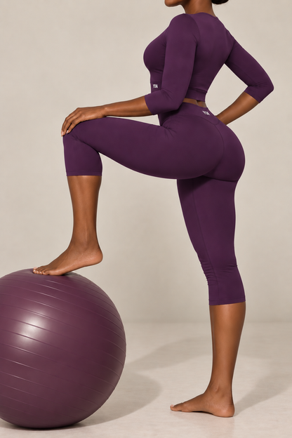 YOA CAPRI SHORT SLEEVE SET